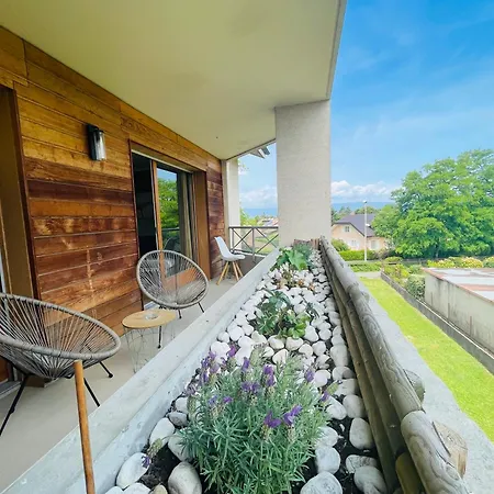 Apartment La Mesange, Vue Montagnes A Deux Pas Du Thonon-les-Bains